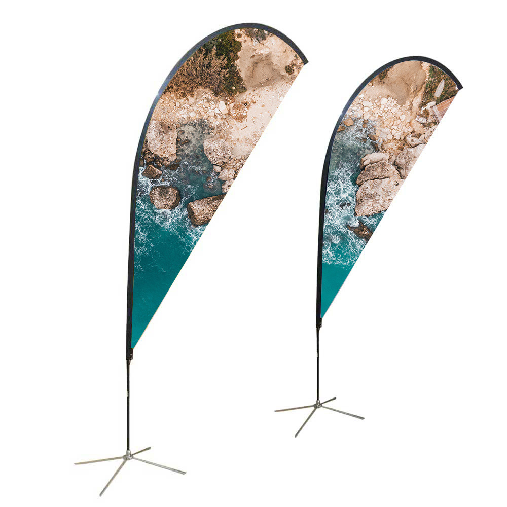 China Manufactures Custom Flag And Banner Promotional Flags Banners Beach Flag Banner Stand