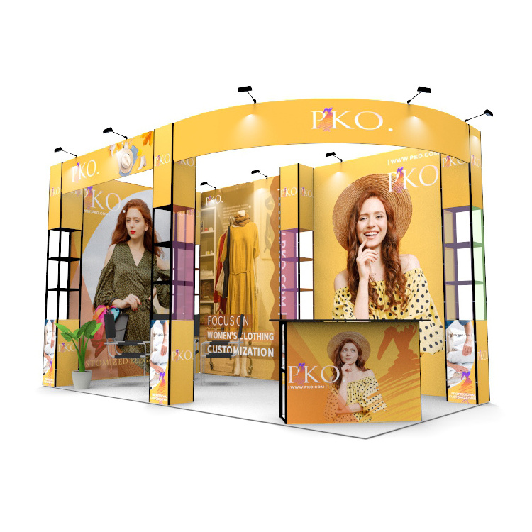 LingTong Fashionable Stands Promotion Indoor Display Stand Exposition Booth