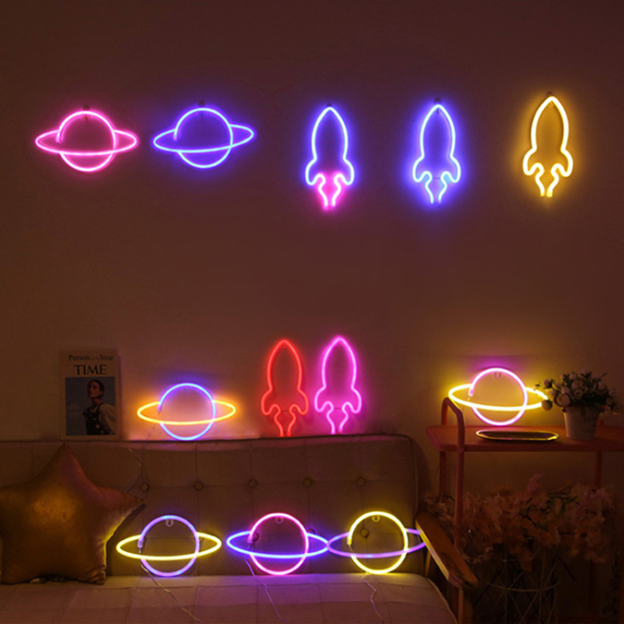 Decor neon light LED art hanging wall neon light sign party holiday decoration neon lights electronic signs