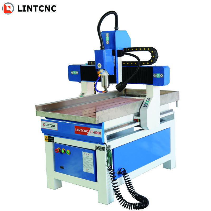 High precision LT-6090 mini desktop cnc router kits small business woodworking metal cutter 2.2kw 3.0kw spindle mach3 control