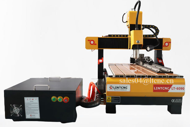 Mini 2.2kw CNC Router 6090 Small CNC Milling Machine / Router CNC Wood Acrylic Stone Metal Aluminum with Mach 3 DSP controller