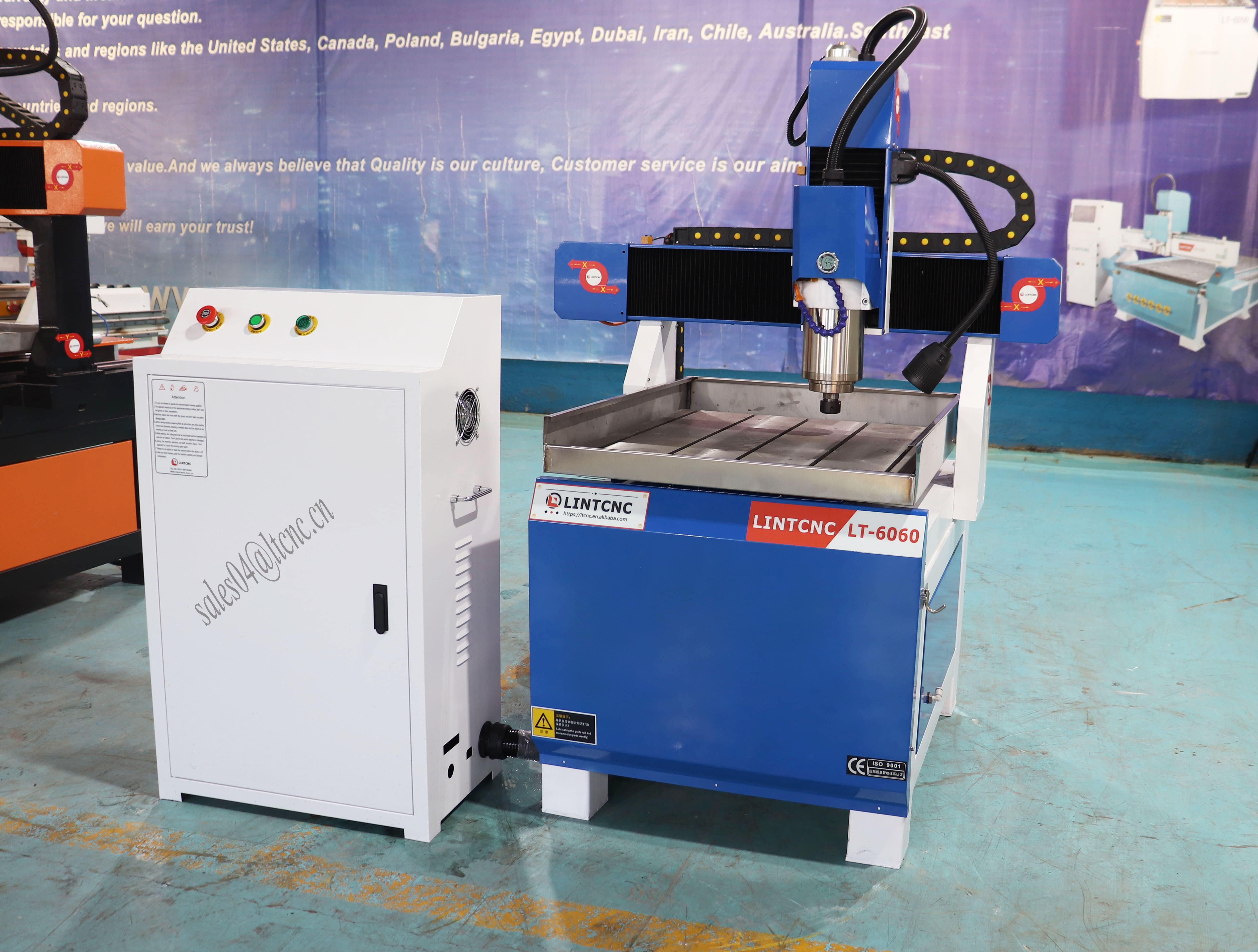 6060/4040 CNC jade Router 4 axis cnc router, cnc milling machine  for Aluminum for small business