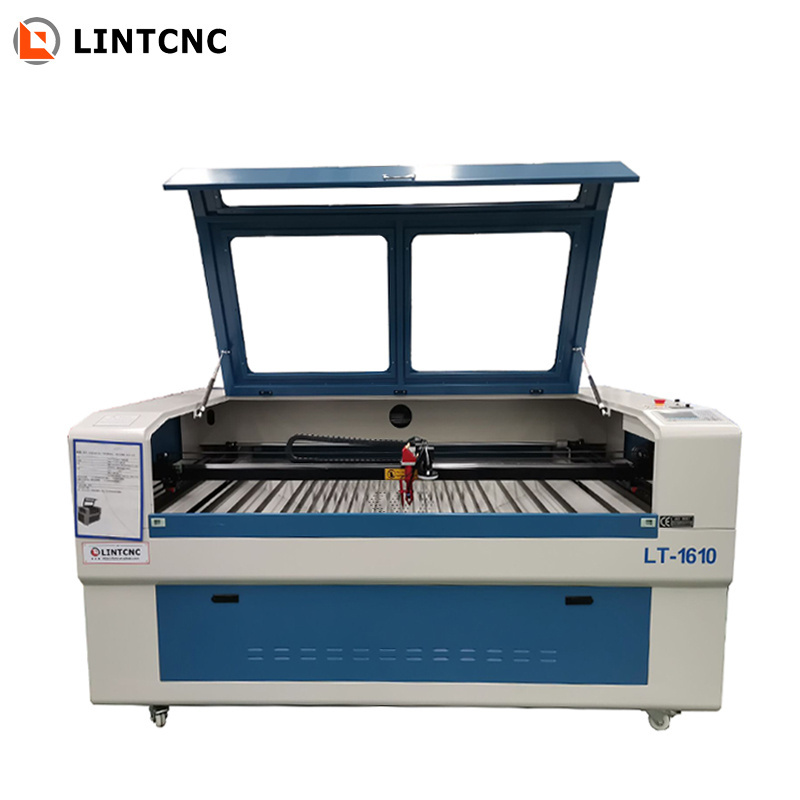 1610 co2 laser cutting machine wood mdf plastic acrylic leather 90w 100w 1410 1390 dual laser heads high precision