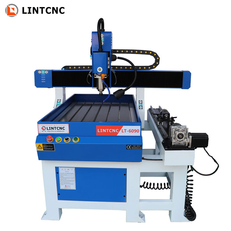 Mini 2.2kw CNC Router 6090 Small CNC Milling Machine / Router CNC Wood Acrylic Stone Metal Aluminum with Mach 3 DSP controller