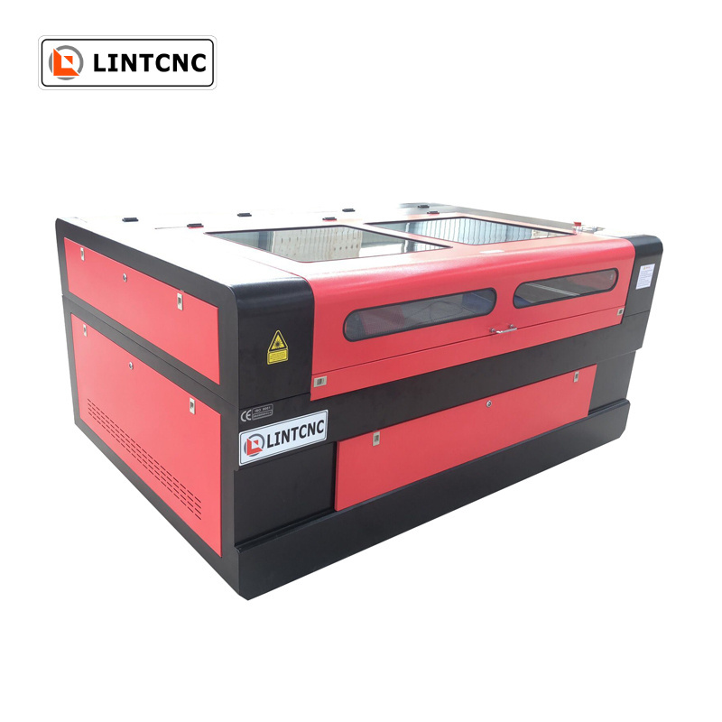 1610 co2 laser cutting machine wood mdf plastic acrylic leather 90w 100w 1410 1390 dual laser heads high precision