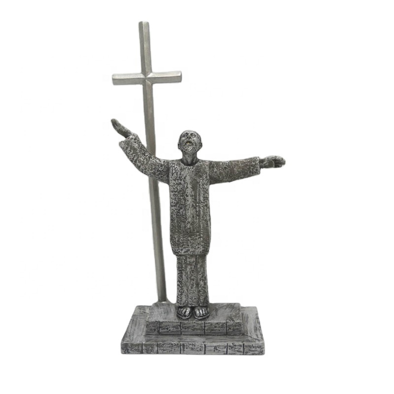 souvenir design handmade catholic Wall cross custom resin religious cross statues