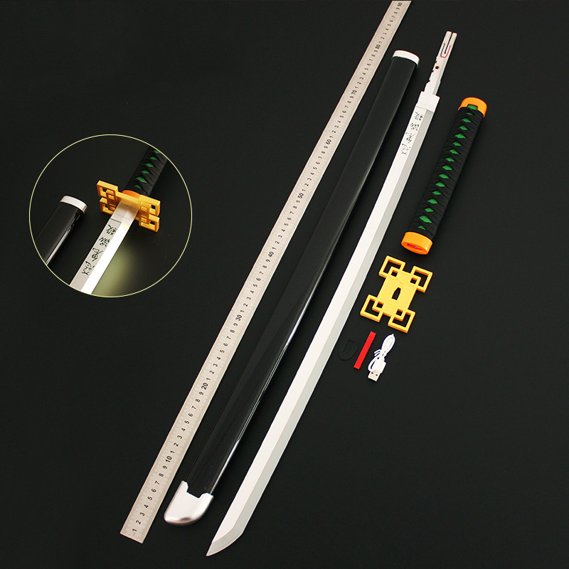 Wholesale Cosplay Demon Slayer Sword Katana Luminous Plastic Anime Toy Sword Katana