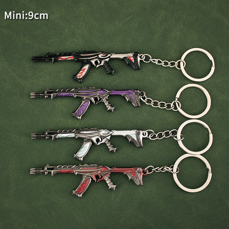 New Valorant Vct Lock In Valorant Knife Metal 8CM Keychain Mini Model Toys