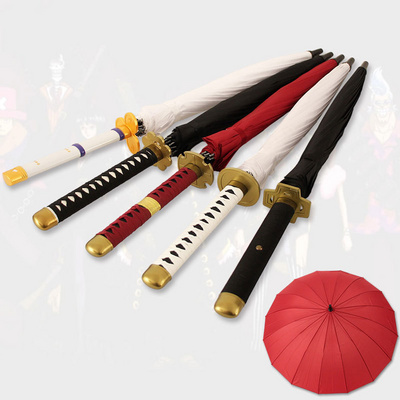 Anime Katana Umbrella One Piece Katana Weapon Model  Wholesale 104CM Wooden Toy Sword Cosplay Umbrella  Katana