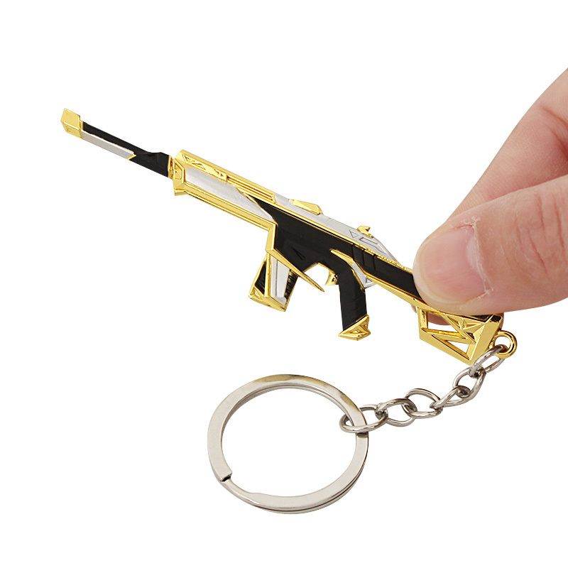 Valorant Game peripherals 9cm Prime M4 Valorant Keychain Valorant Gun Keychain