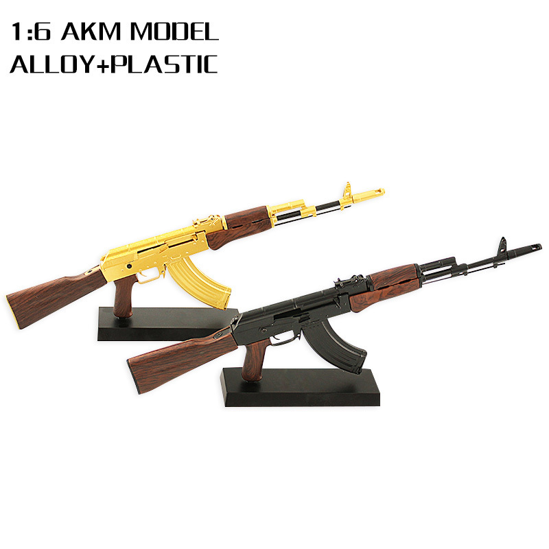 1:3 AK47 Toy Gun Metal Weapon Military Gun Model AK47 Miniature Gun Models