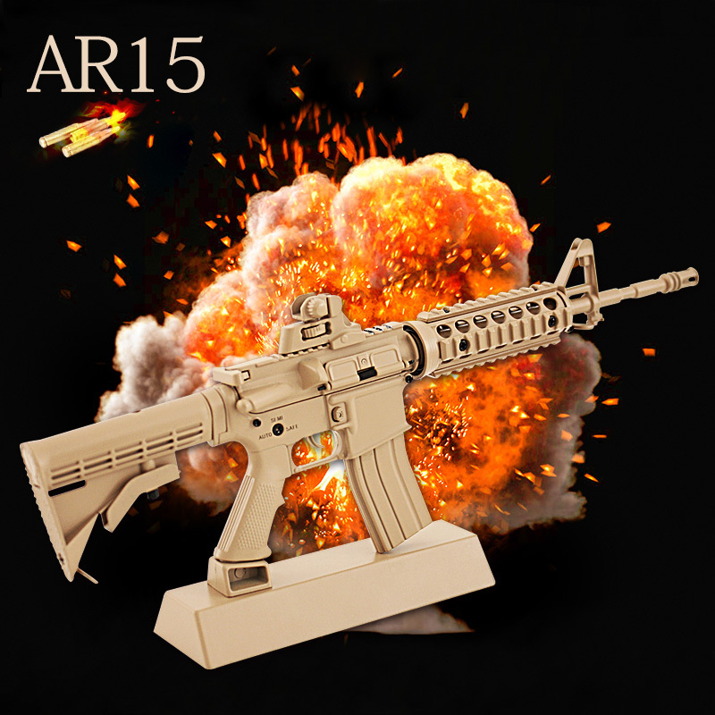 1:3 AR15 Model 28cm PlayerUnknown's Battlegrounds Game Surrounding AR15 Gun Model