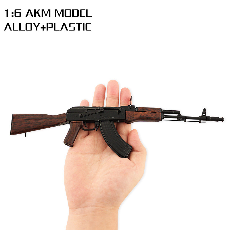 1:3 AK47 Toy Gun Metal Weapon Military Gun Model AK47 Miniature Gun Models