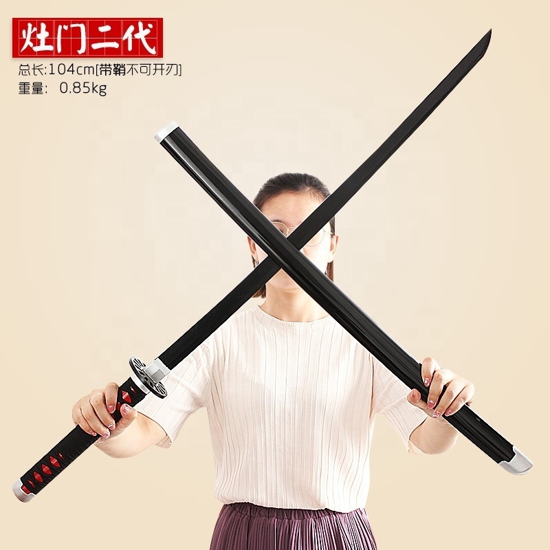 Katana Animes Sword Factory Wholesale Wooden 104cm Detachable Sword Toy Demon Slayer Sword