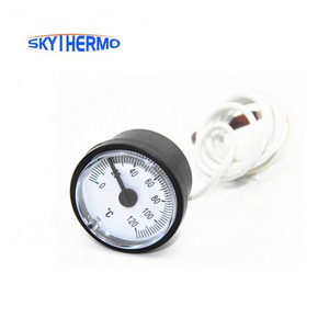 plastic dial pressure theory temperature gauge capillary tube thermometer