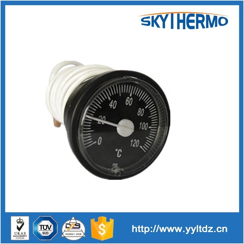 plastic dial pressure theory temperature gauge capillary tube thermometer