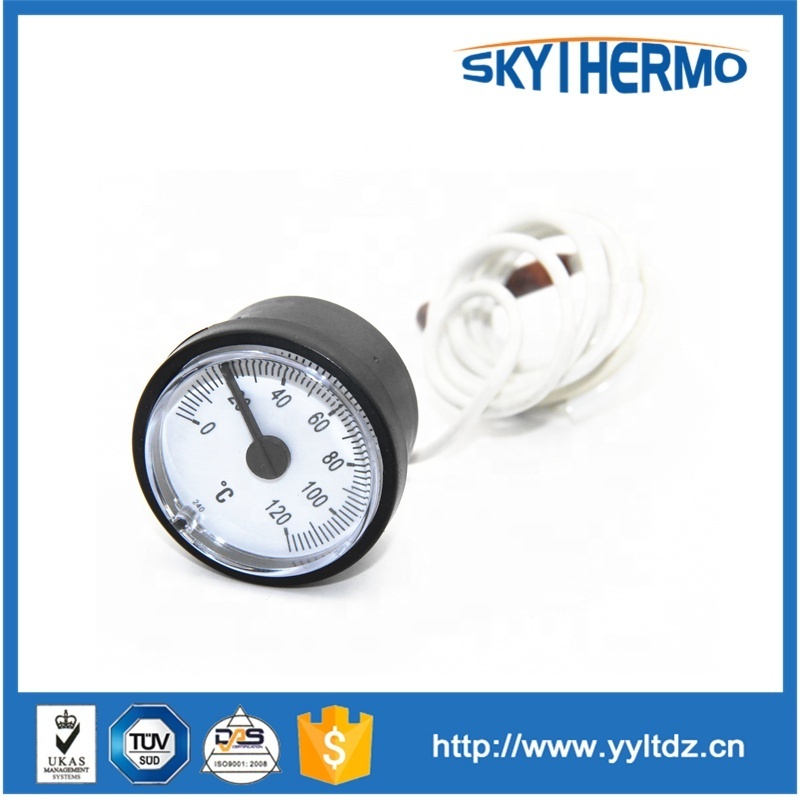 plastic dial pressure theory temperature gauge capillary tube thermometer