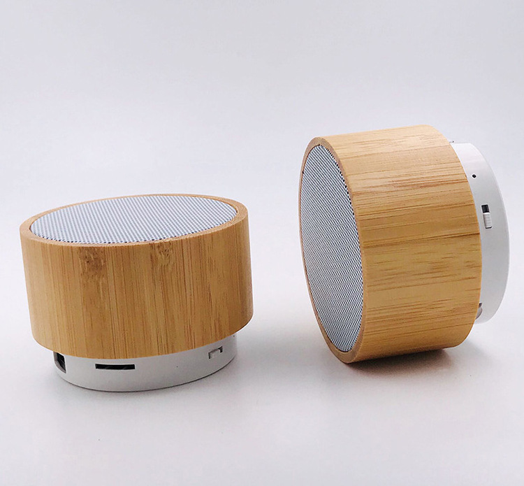 Bamboo Wood Music Audio Player Mini Portable Wireless  5.0 Speaker music angel mini boombox portable speaker