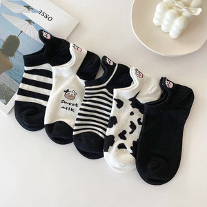 Women's crew socks 2023 spring summer quick dry breathable polyester cotton socks women slouch socks for women