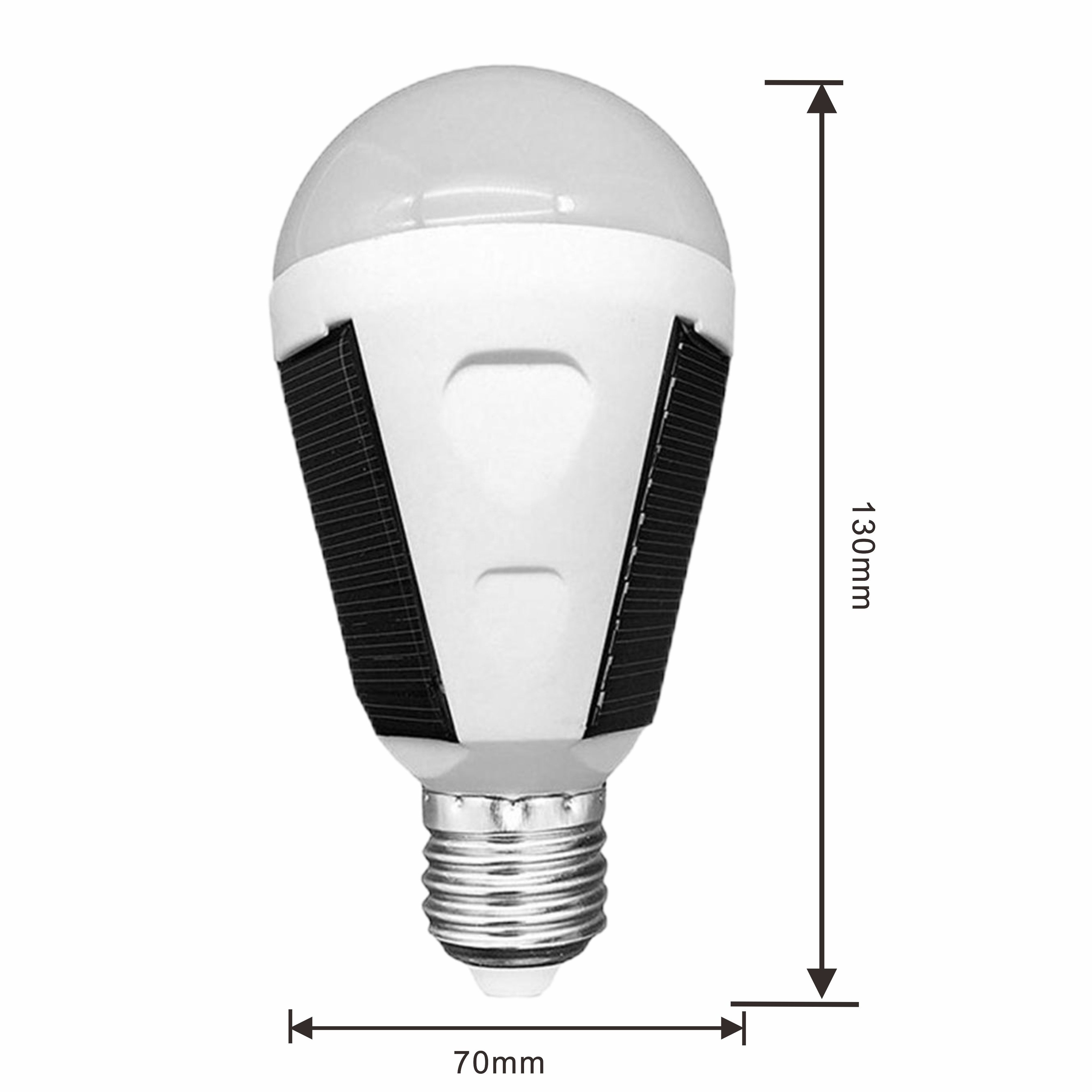 7W emergency solar light outside emergency led bulb lamp with built-in battery charger emergency light recharge light