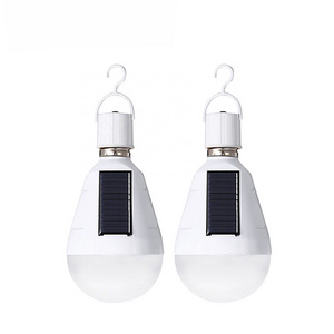 7W emergency solar light outside emergency led bulb lamp with built-in battery charger emergency light recharge light