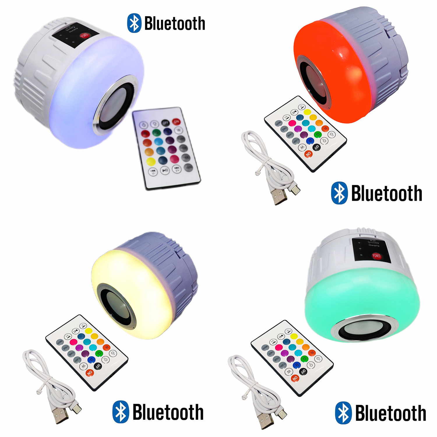 Bluetooth Solar RGB camping light LED mobile outdoor lighting USB recharging street stall night market remote control light