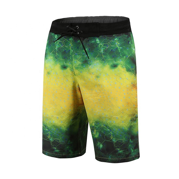 Wholesale customized design quick dry cooling mens swim trunks surf board shorts  beach boardshorts