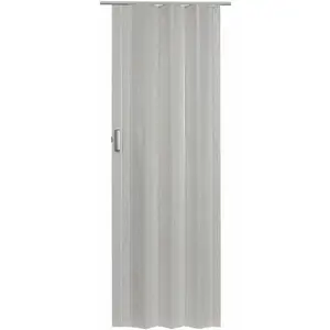 High Quality Homestyle Royale PVC Folding Door Fits 32" Wide x 80" High White Ash Woodgrain Color