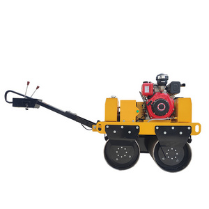 Hot Sale Mini Small Type Vibratory Road Roller Compactor Machine 500kg 1000kg Walk Behind Road Roller with Hydraulic system