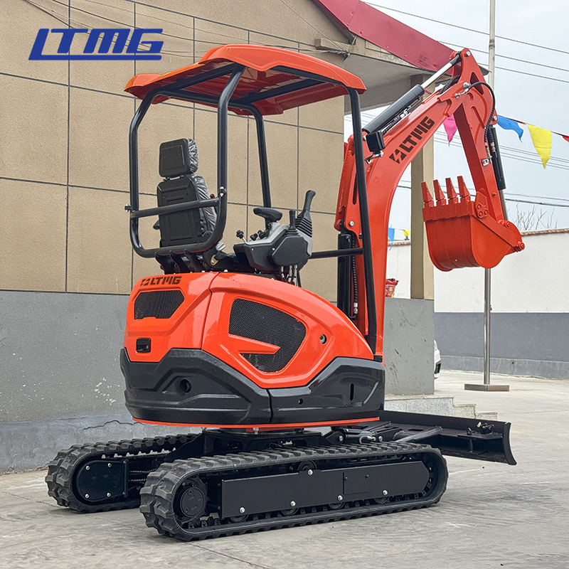 LTMG 2.5TON mini escavadora Tail-less Design 2500KG Mini Digger Crawler Micro Excavator with swing boom