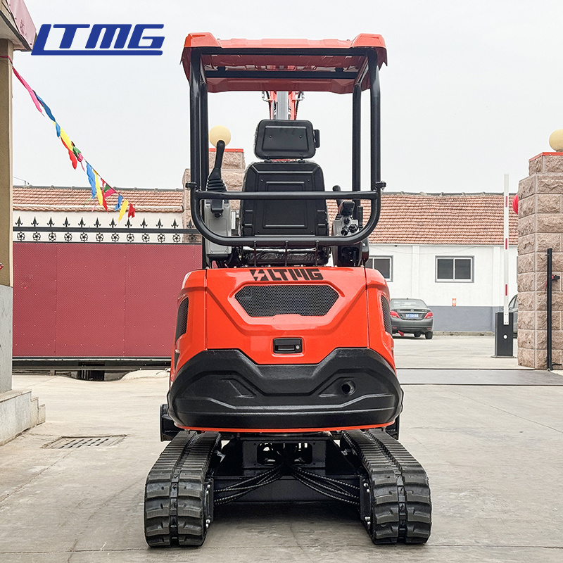 LTMG 2.5TON mini escavadora Tail-less Design 2500KG Mini Digger Crawler Micro Excavator with swing boom