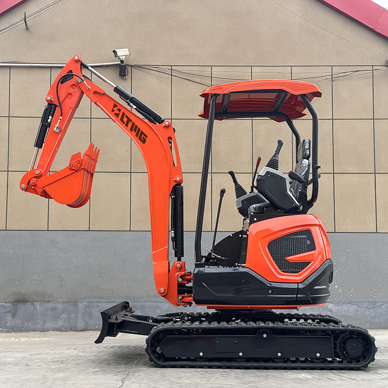 LTMG 2.5TON mini escavadora Tail-less Design 2500KG Mini Digger Crawler Micro Excavator with swing boom