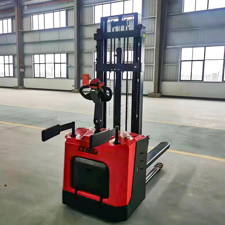 LTMG electric forklift warehouse automatic stacker 1 ton 1.2 ton 1.5 ton electric pallet stacker with 3m 3.5m lifting height