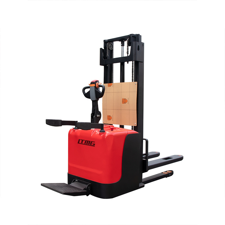 LTMG electric forklift warehouse automatic stacker 1 ton 1.2 ton 1.5 ton electric pallet stacker with 3m 3.5m lifting height