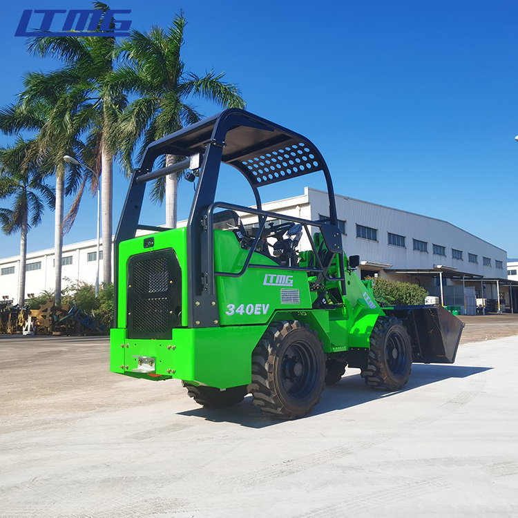 2024 LTMG Chinese Small Farm Wheel Loader 0.4 Ton 0.8 Ton 1.8 Ton Mini Wheeled Articulated Front End Electric Loader for Sale