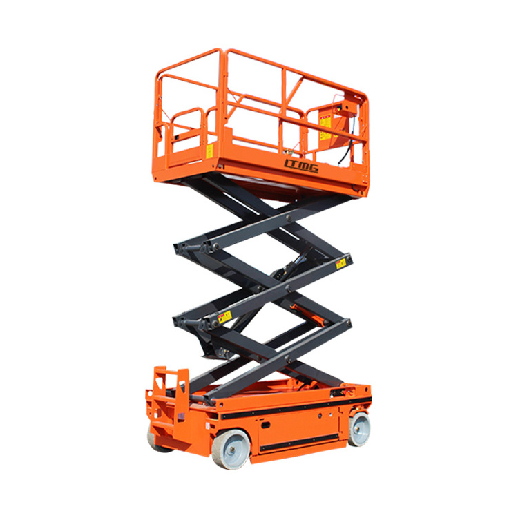 LTMG customized self propelled work platform 10 meter12 meter  hydraulic scissor lift platform with rubber track