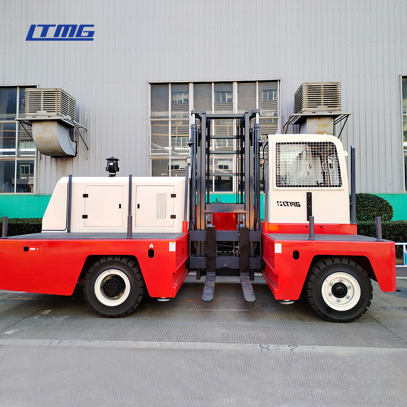 LTMG brand new  6 ton 10 ton Diesel Engine-powered Side Loader Forklift Truck with 3.6m lifting height