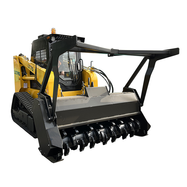 LTMG Chinese Manufacturer Compact Tracked Bucket Loaders 750kg 850kg 950kg 1050kg Crawler Skid Steer Loader with Mulcher