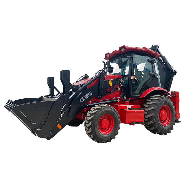 chinese backhoe loader 4x4 compact tractor with loader and backhoe 8200kg backhoe excavator loader diesel