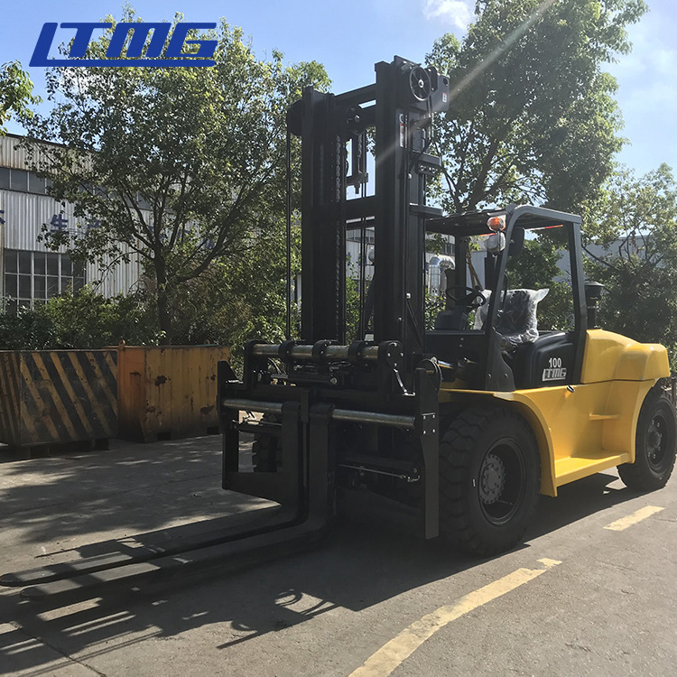 ltmg 6ton 7ton 8ton 10ton 6t 7t 8t 100 ton diesel forlift with Japanese engine 10 ton forklift with forklift extensions