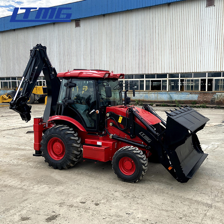 chinese backhoe loader 4x4 compact tractor with loader and backhoe 8200kg backhoe excavator loader diesel