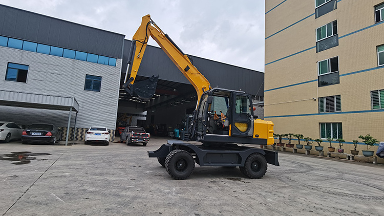 China Brand excavator LTMG 12ton 13 ton 15ton wheel excavator for sale