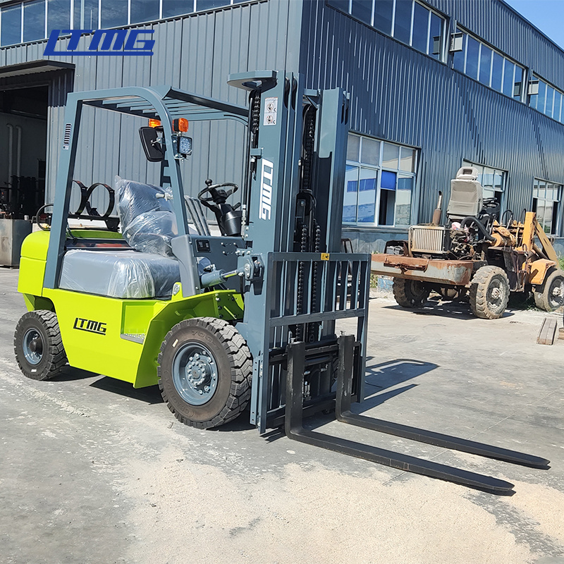 Dual fuel hydraulic forklift 2 2.5 3 ton 3500 kg gas gasoline all terrain fork lift LPG forklifts