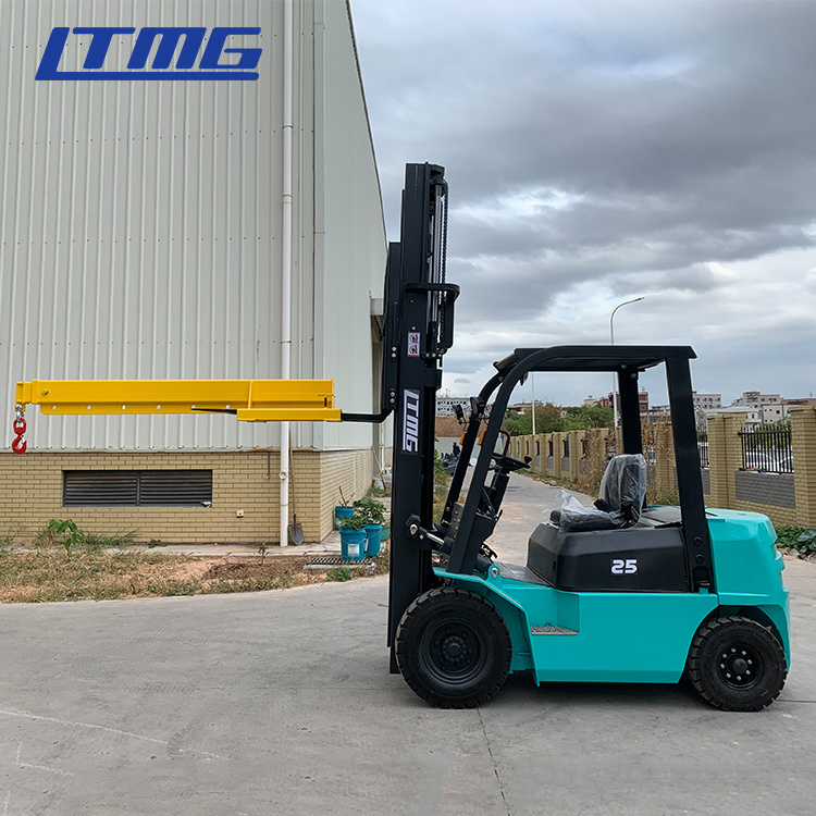 LTMG Forklift Jib Crane Attachment Long Arm Forklift 2 Ton 2.5 Ton 3 Ton 3.5 Ton 4ton diesel Forklift with Crane for hot sale