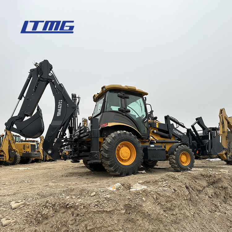 Chinese Factory 4x4 micro backhoe loader excavator mini front end loader with Eight Leg and Hydraulic Pilot