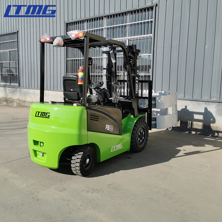 Li-ion battery lead acid battery forklift attachment 2t 3t 3.5t 4t small electric forklift with roll paper clamp bale clamp