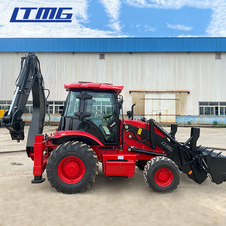 chinese backhoe loader 4x4 compact tractor with loader and backhoe 8200kg backhoe excavator loader diesel