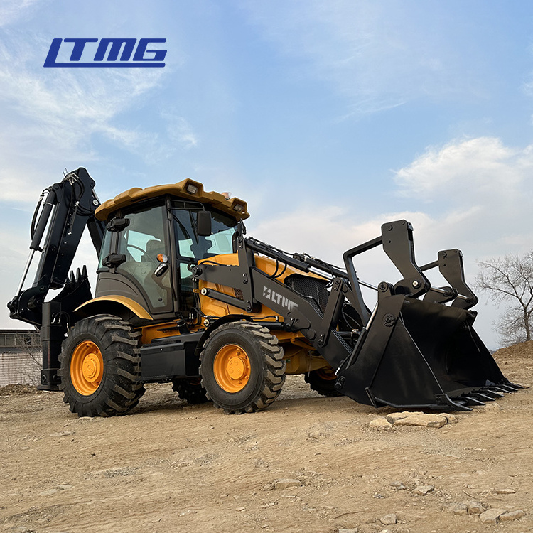 Chinese Factory 4x4 micro backhoe loader excavator mini front end loader with Eight Leg and Hydraulic Pilot