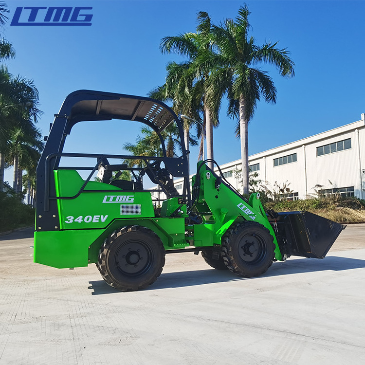 2024 LTMG Chinese Small Farm Wheel Loader 0.4 Ton 0.8 Ton 1.8 Ton Mini Wheeled Articulated Front End Electric Loader for Sale