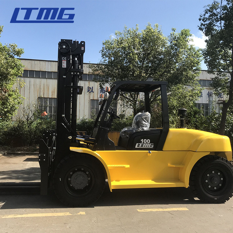 ltmg 6ton 7ton 8ton 10ton 6t 7t 8t 100 ton diesel forlift with Japanese engine 10 ton forklift with forklift extensions